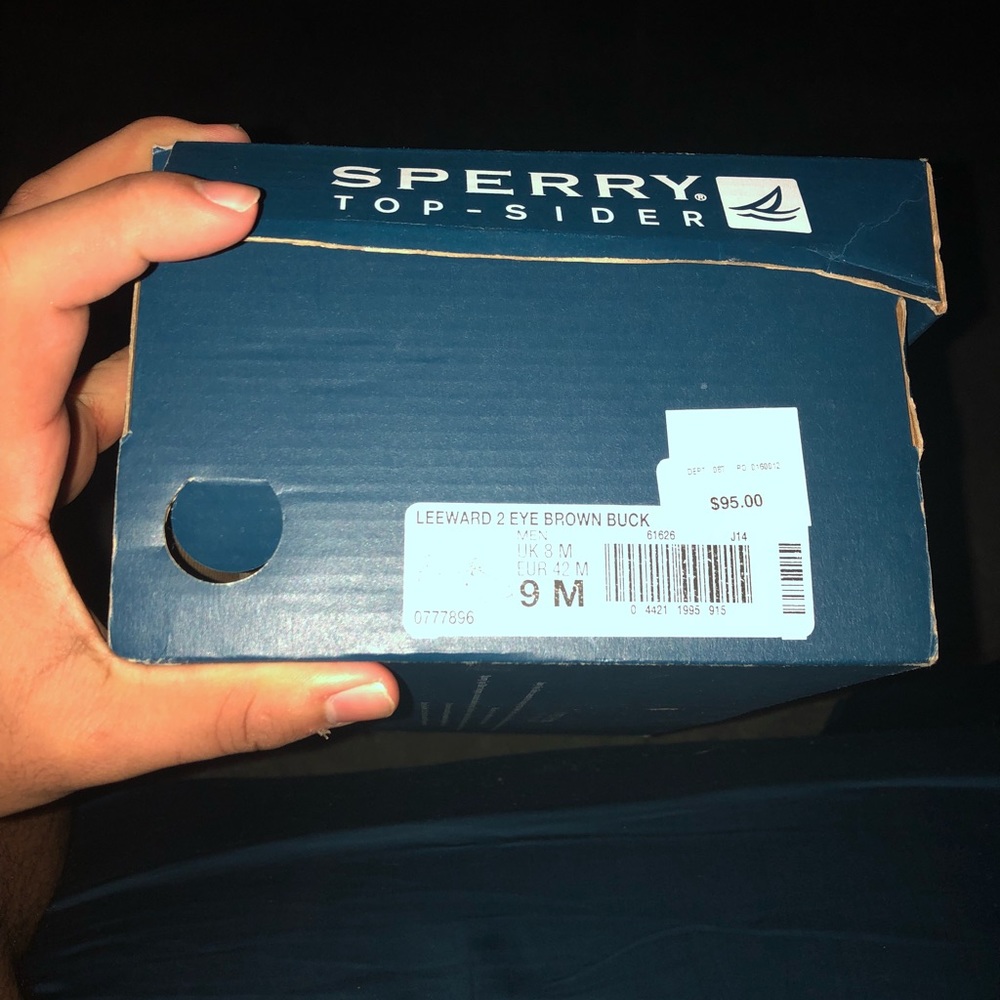 Size 9 Brown Sperrys